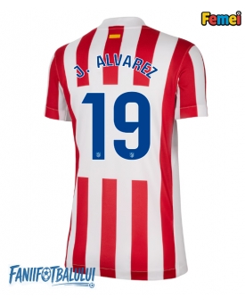 Atletico Madrid Julian Alvarez #19 Tricou Fotbal Replică 2025-26 Femei Acasa
